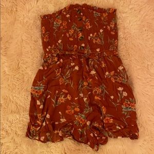 american eagle strapless romper